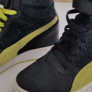 Puma high tops wedge sneaker boots